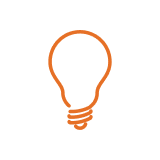 icon of light bulb